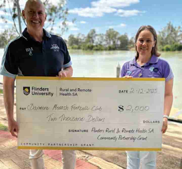 Barmera Monash Football Club members participating in the Tackle Your Feelings workshop